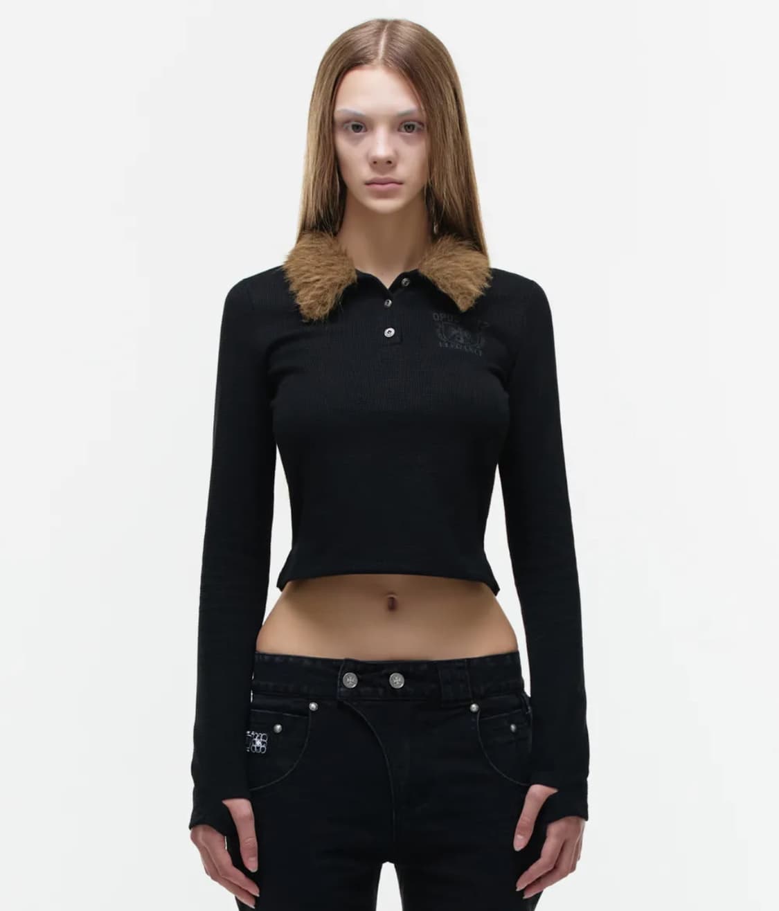 OPUS 0012 FAUX BLAIR COLLAR LONG SLEEVE  상품이미지1