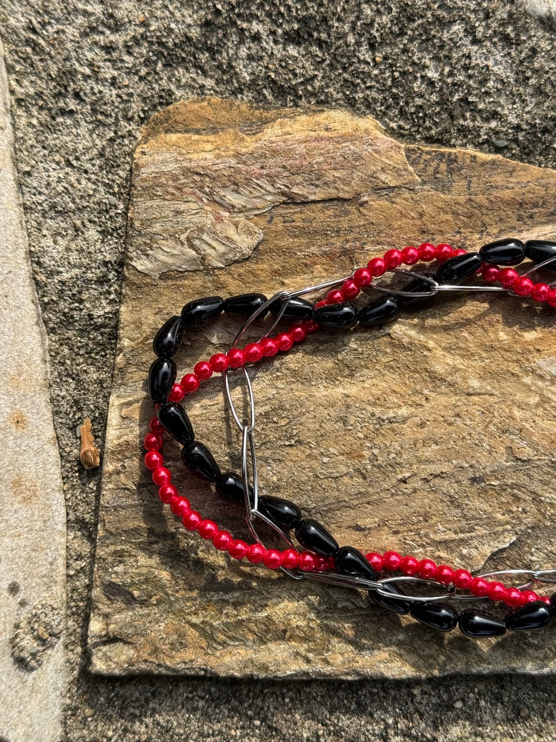 다비즈 빨간진주 써지컬 목걸이 상품이미지6