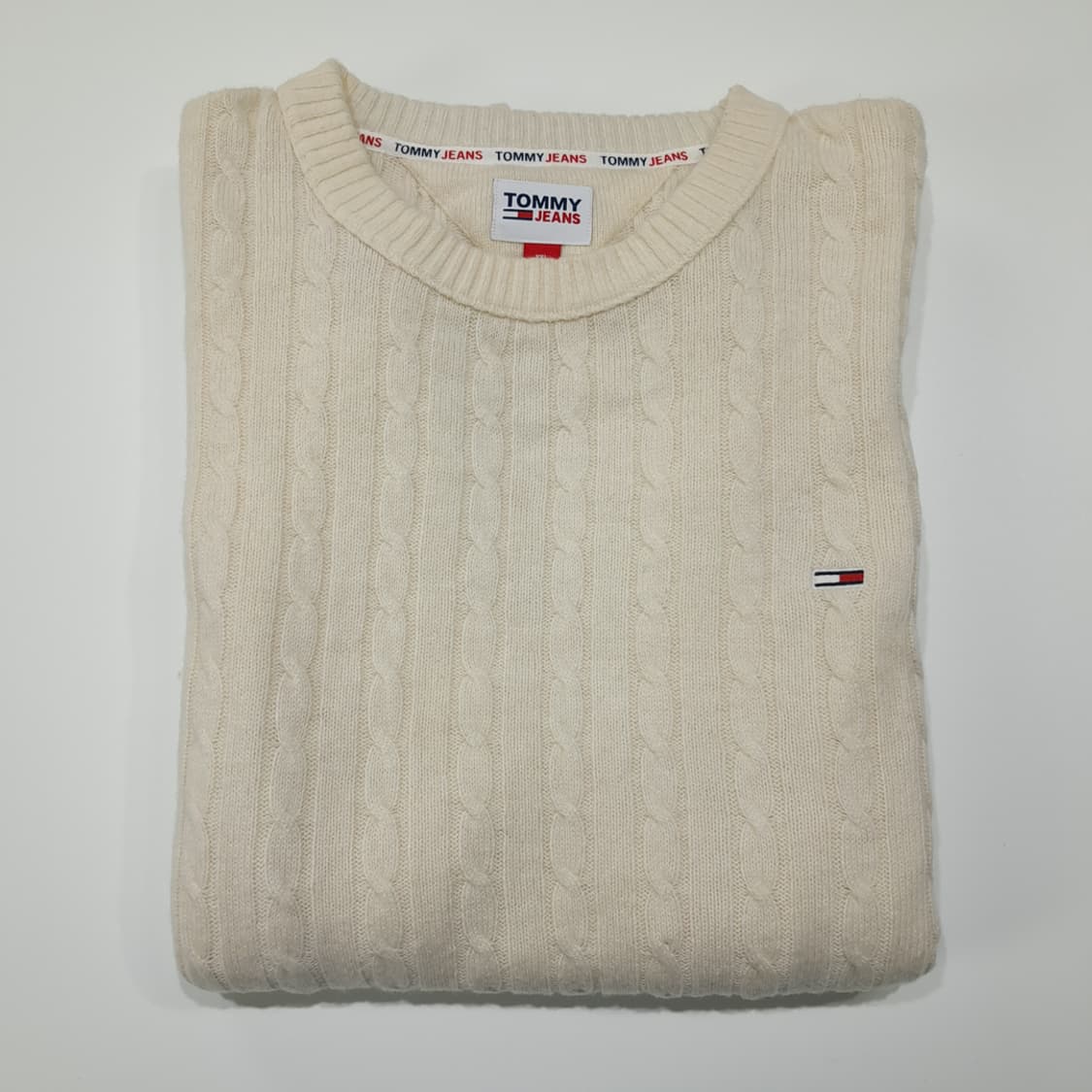 CL127 2XL 타미진스 울 혼방 케이블 니트 상품이미지7