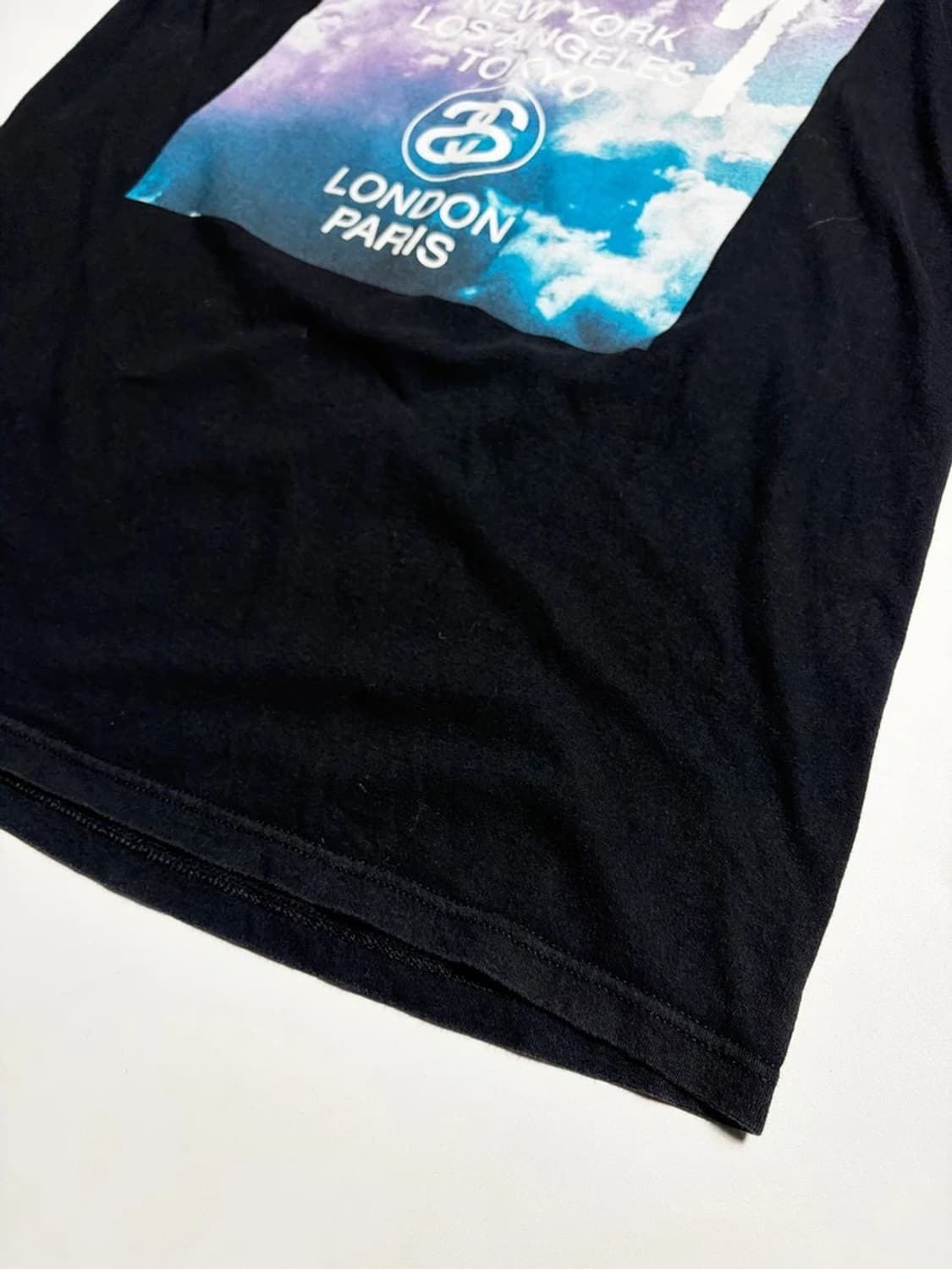 스투시 STUSSY 구름 그래픽 월드투어 코튼 반팔 티셔츠 R2115 상품이미지3