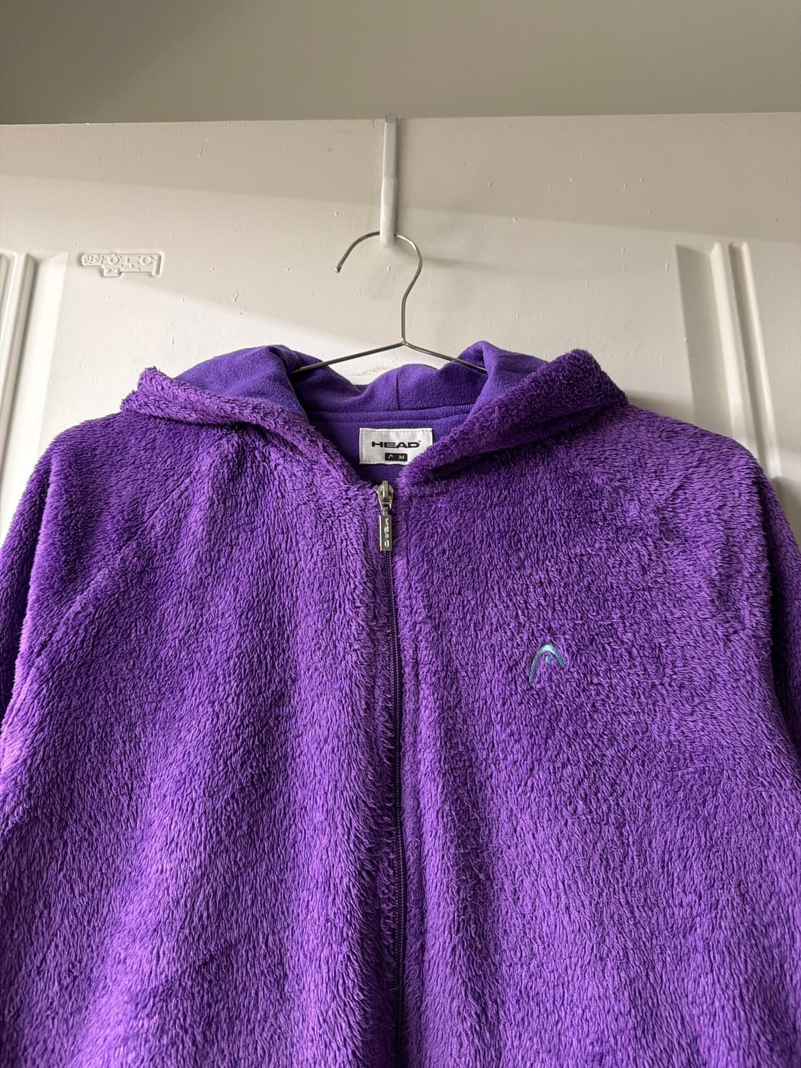일본빈티지 퍼플 후리스 후디집업 상품이미지6