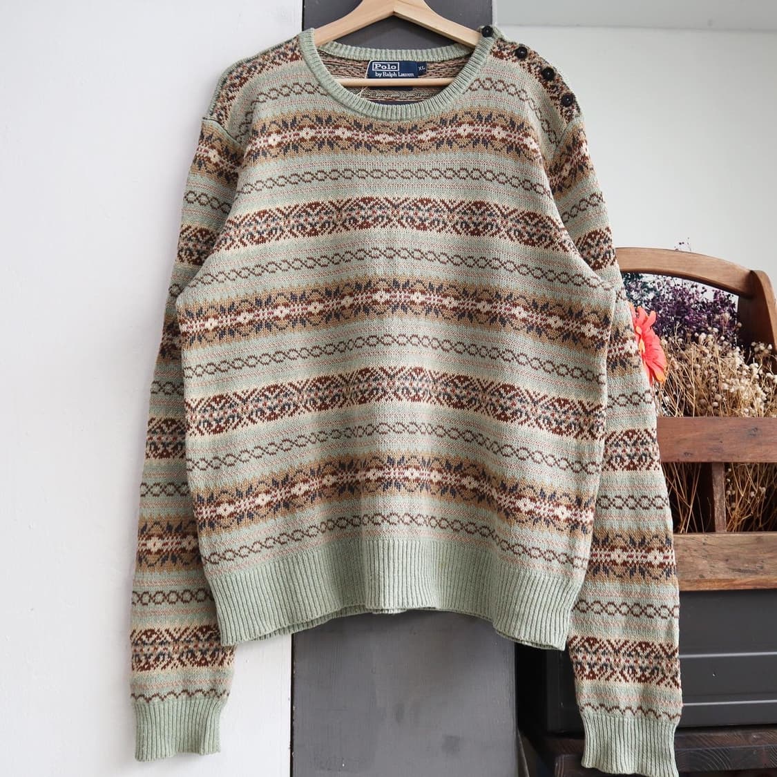 폴로 페어아일 니트 상품이미지1