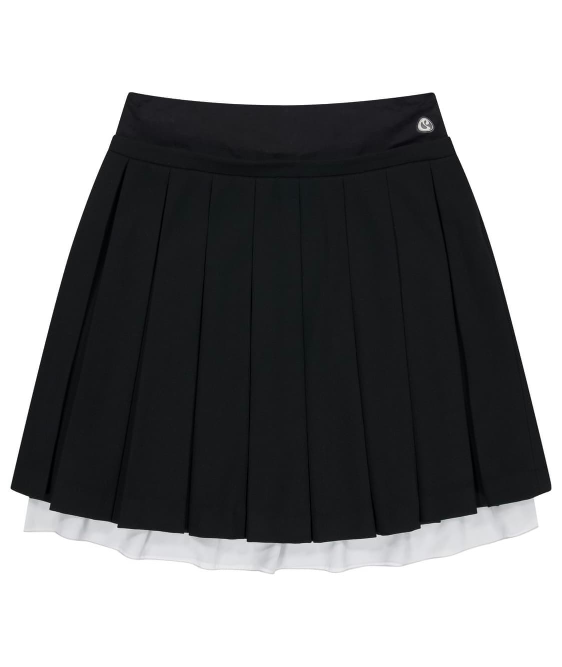 코이세이오 더블 플리츠 스커트 블랙 2size 상품이미지1