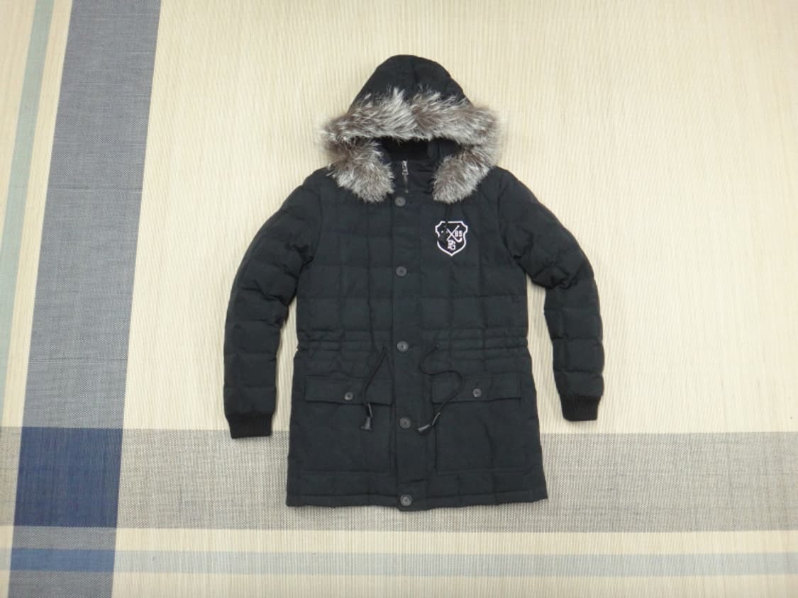 (100) 파리게이츠 실버폭스 배색 구스다운 점퍼 상품이미지1