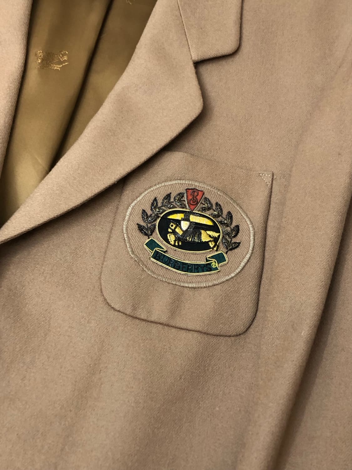 Berberry 버버리 아카이브 금장 울 블레이저 자켓 상품이미지2