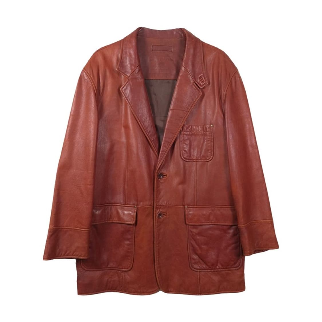 라운드트리 앤 요크 빈티지 램스킨 레더 블레이저 자켓 상품이미지1