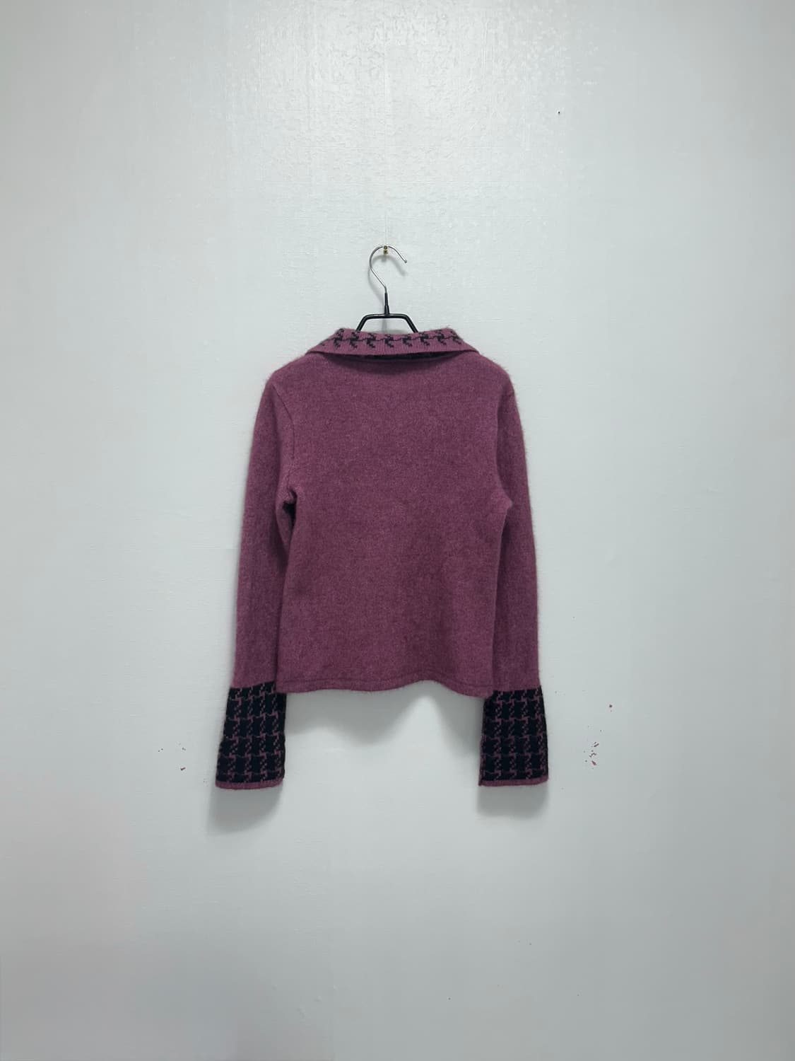 McDonalad 램스울 니트 집업 자켓 상품이미지7