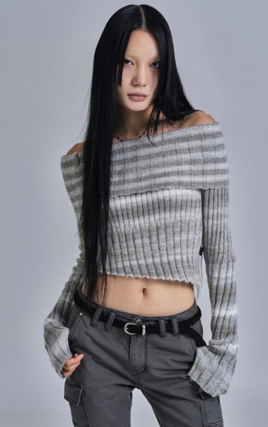 애즈온 그라데이션 오프숄더  상품이미지1