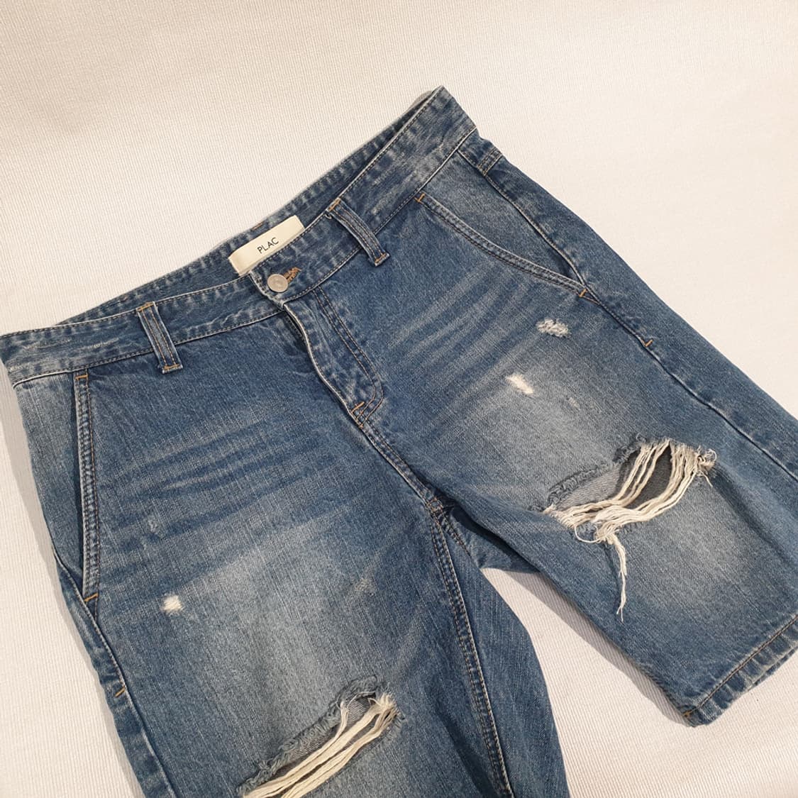 PLAC 플랙 남자 청반바지 데님쇼츠 31 상품이미지3