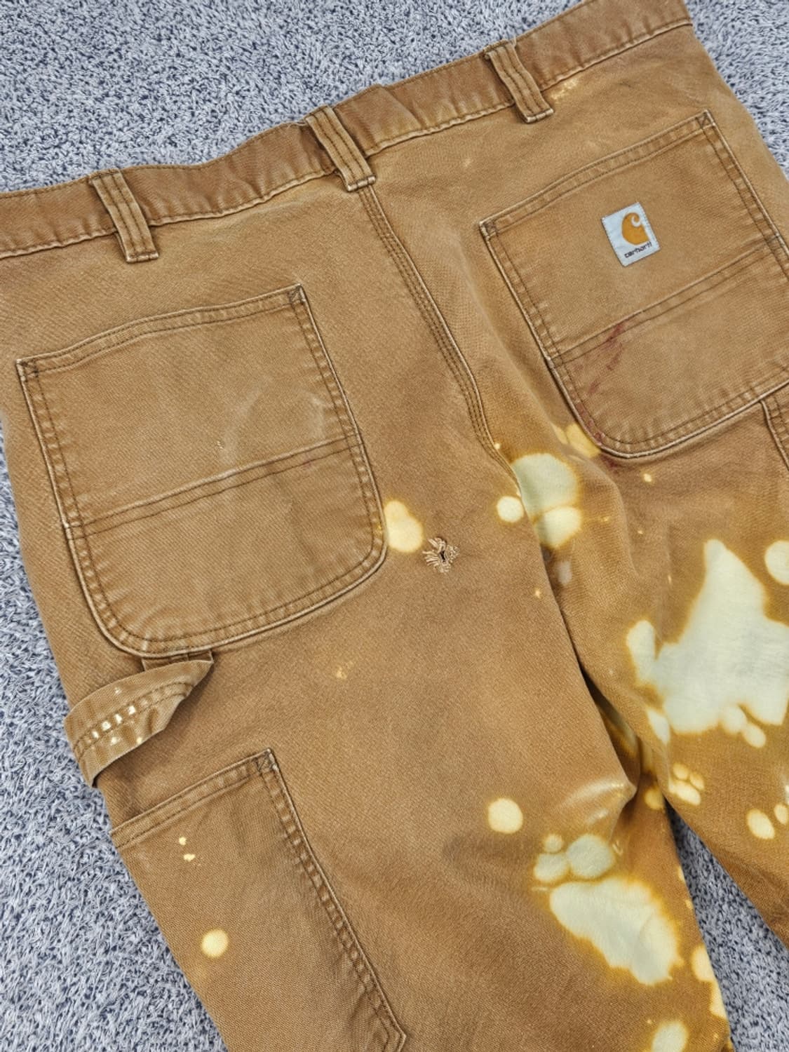 칼하트 덕캔버스 싱글니 카펜터 워크팬츠 커스텀 (36X32)/ 11739 상품이미지9