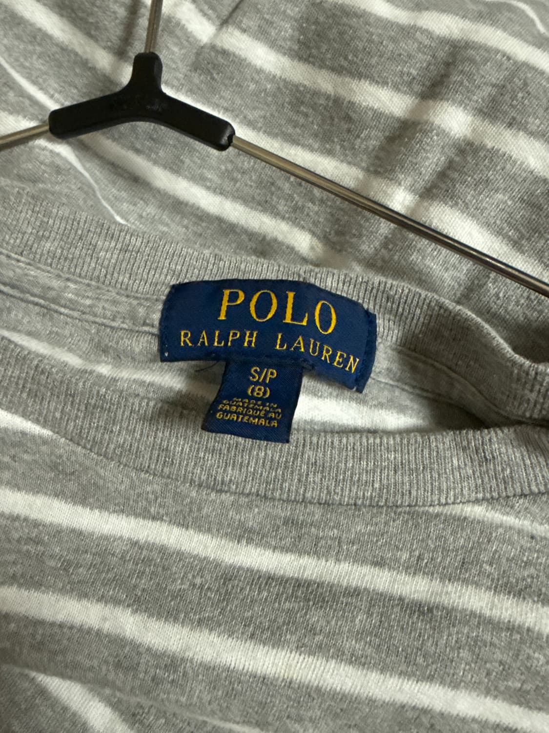 엄성현 폴로 스트라이프 티셔츠 (와플x) 상품이미지2