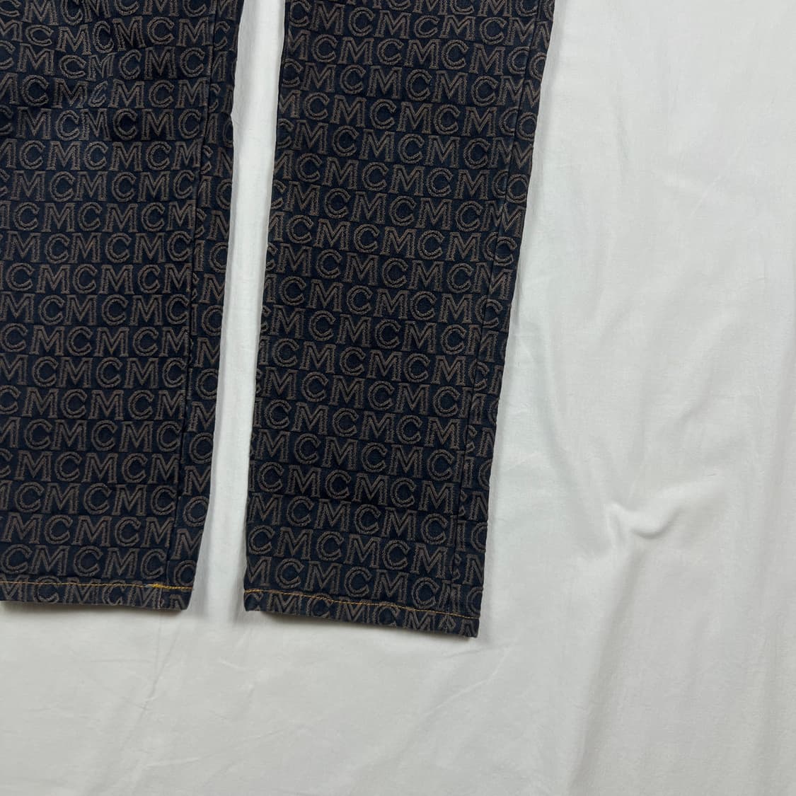 90’s 엠씨엠 mcm 자카드 패턴 팬츠 바지 상품이미지4