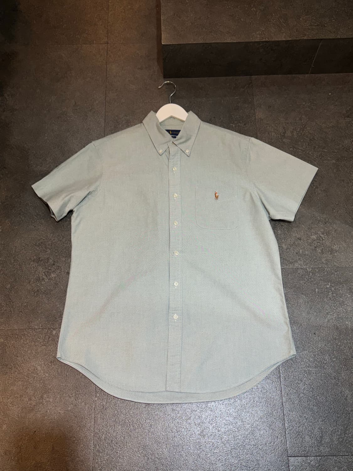 폴로 랄프로렌 옥스포드 셔츠 반팔 L사이즈 상품이미지2