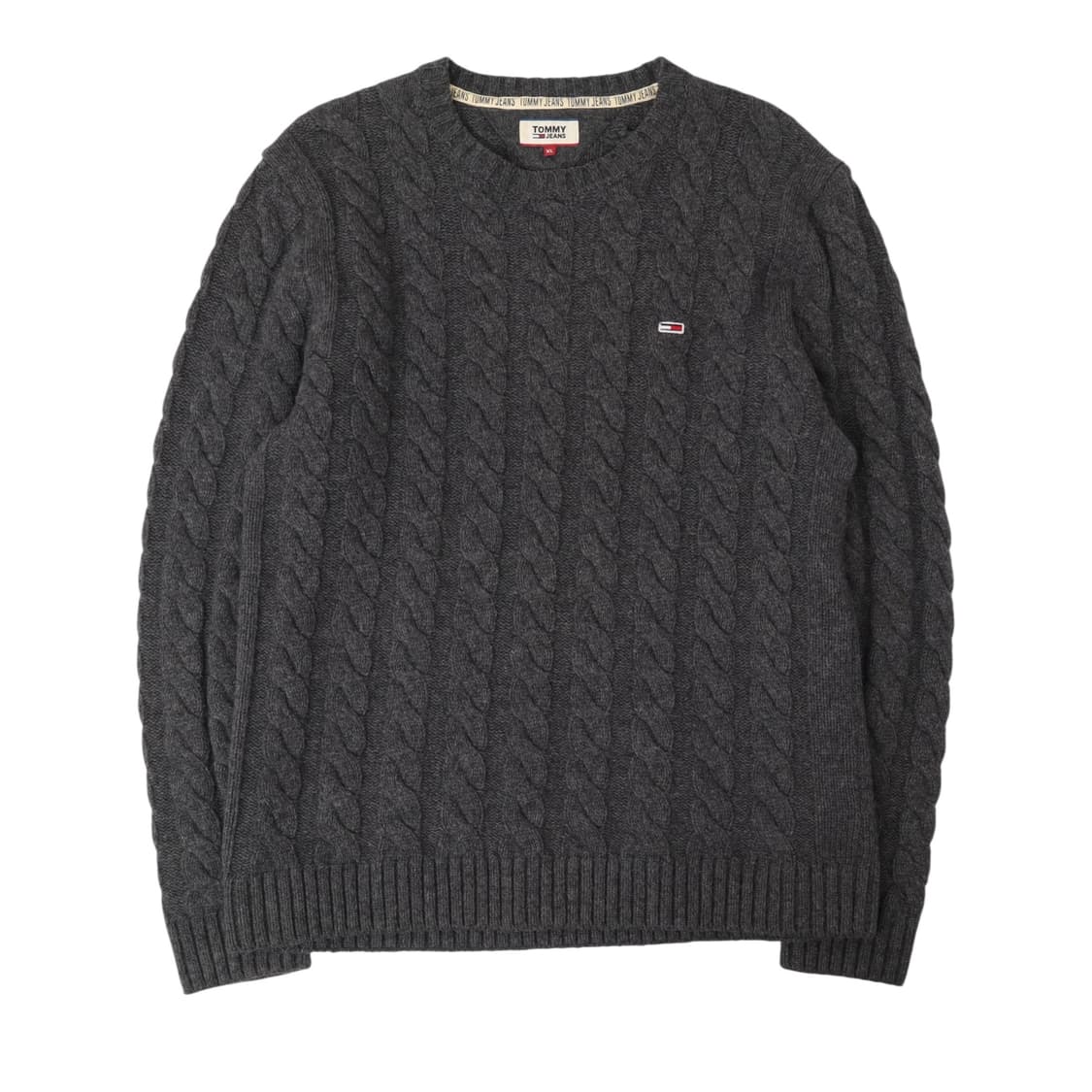 타미진스 그레이 울 케이블 니트 상품이미지1