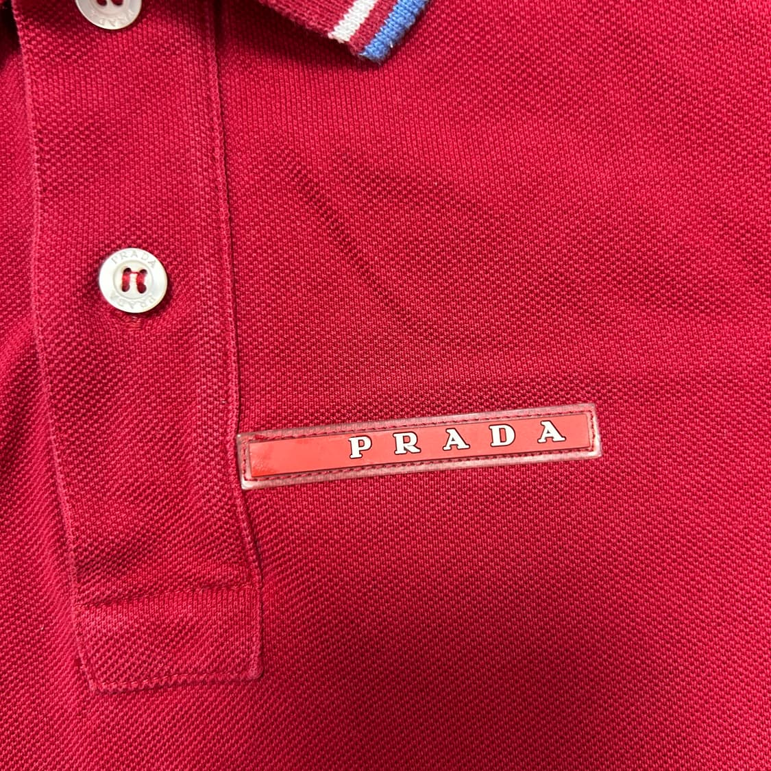 프라다 체스트 로고 카라티(S) 상품이미지6