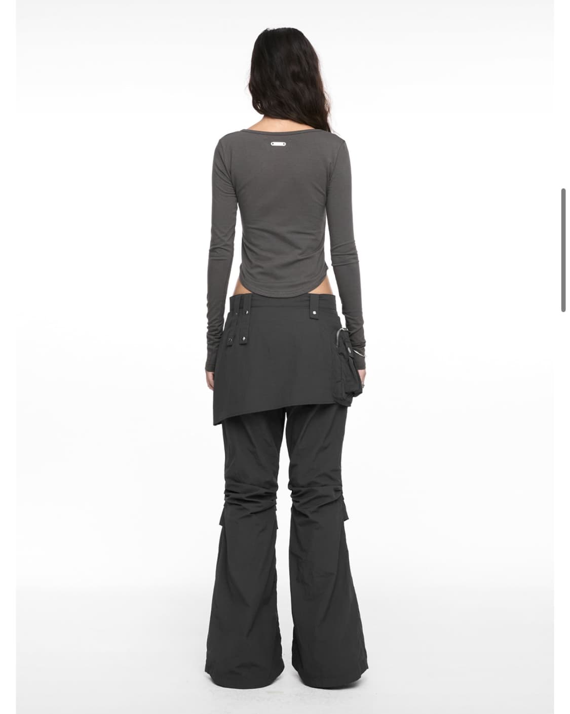 Nache BOOTS CUT SKIRT PANTS (UNISEX) CHA 상품이미지2