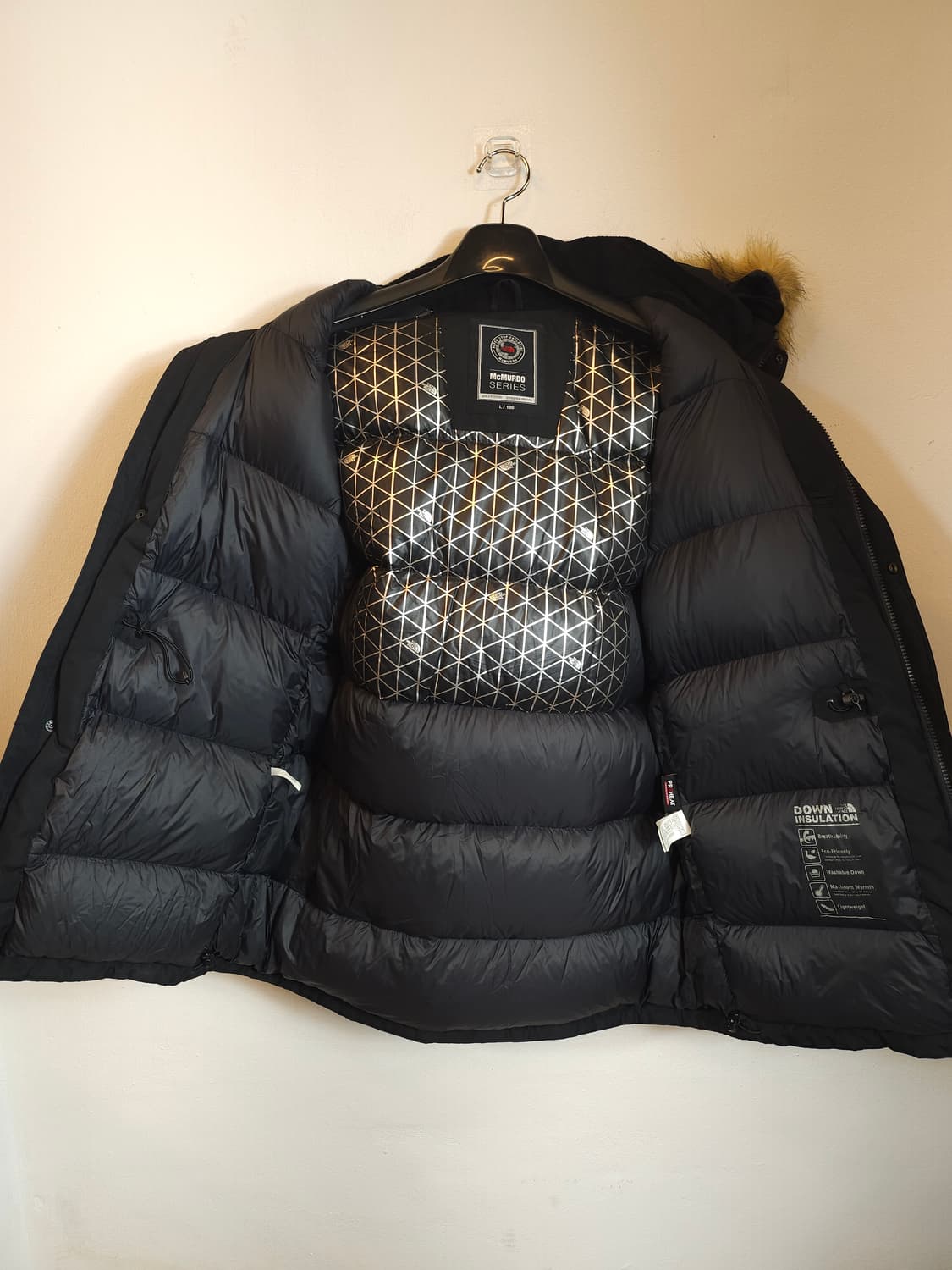 노스페이스 맥머도 구스패딩 블랙 100 L 새제품급 상품이미지5