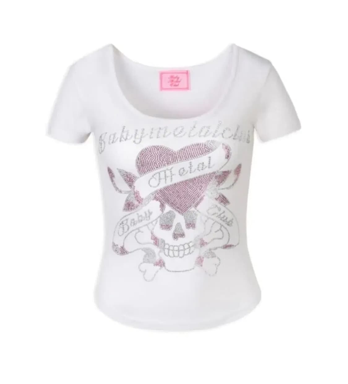 베메클 스컬티 skull t 화이트 베이비메탈클럽 BMC 상품이미지2