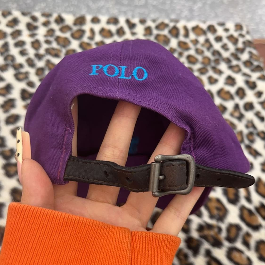 폴로 랄프로렌 레트로 빈티지 Y2K 딥퍼플 볼캡 C09684 상품이미지4