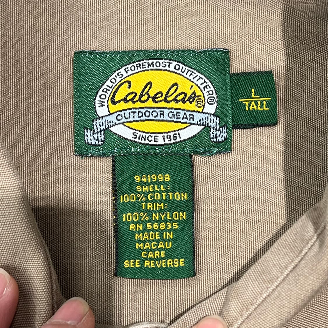 카벨라스 워크 헌팅셔츠 s09563 상품이미지5