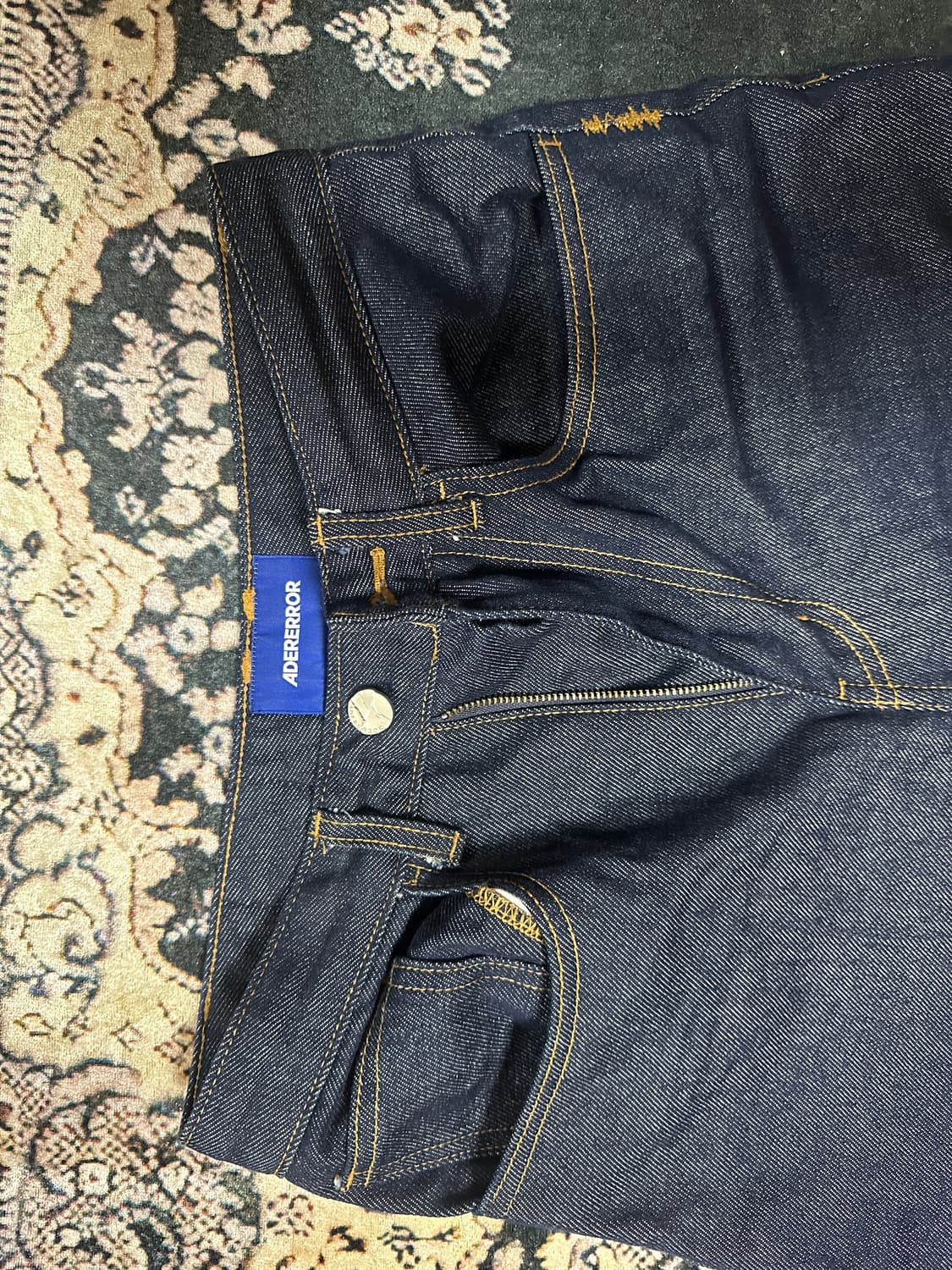 (A1) Ader Error Decres Jeans Dark navy 상품이미지4