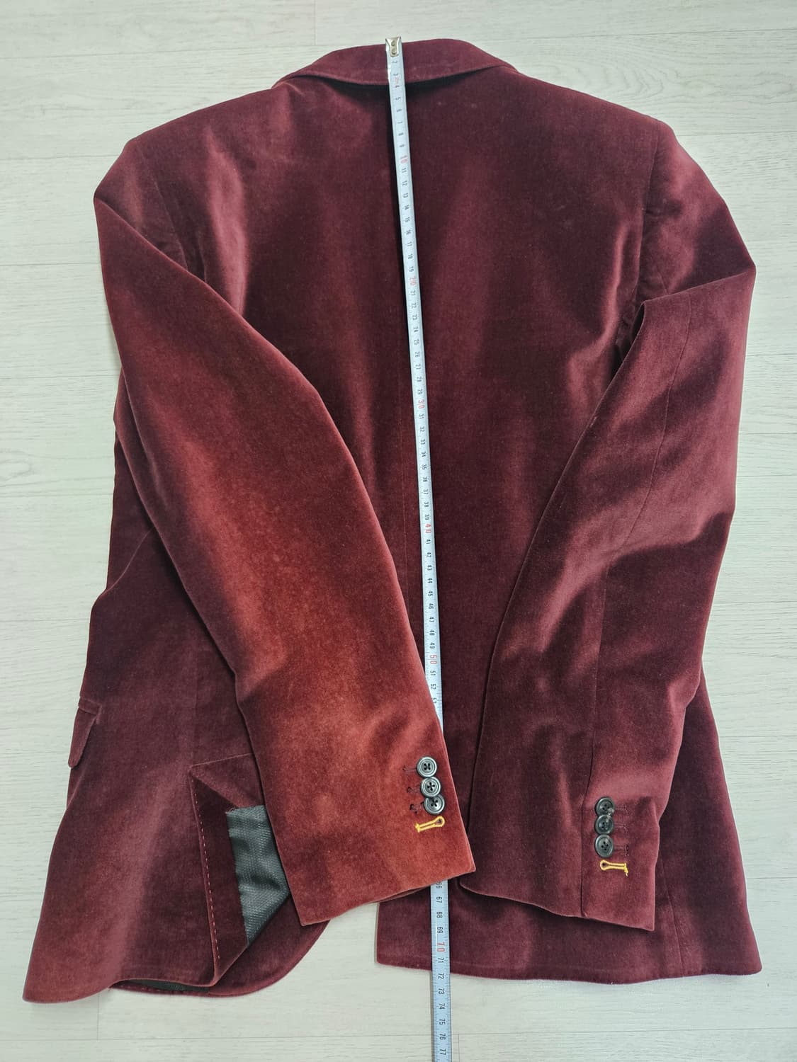 알마니익스체인지 벨벳 블레이저 95 (S) 상품이미지10