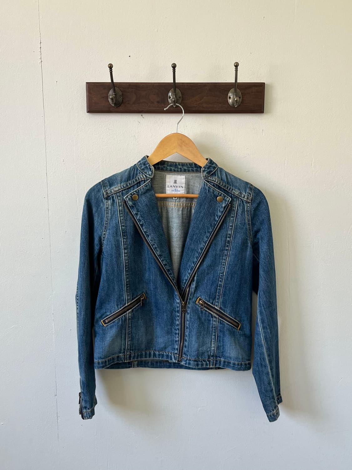 LANVIN 바이커 데님 자켓 상품이미지1