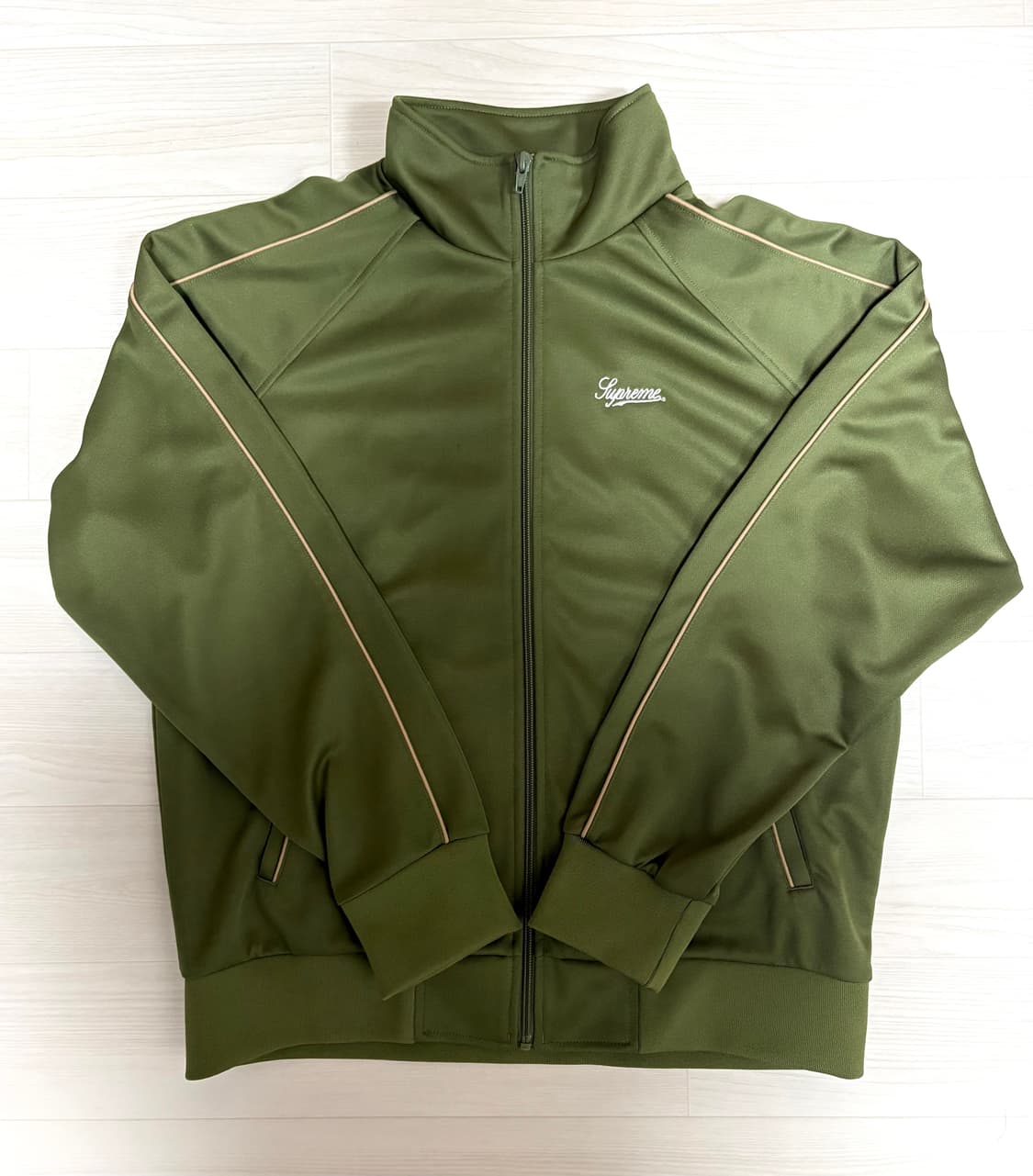 슈프림 트리콧 트랙 자켓 올리브 그린 24SS M사이즈 상품이미지5