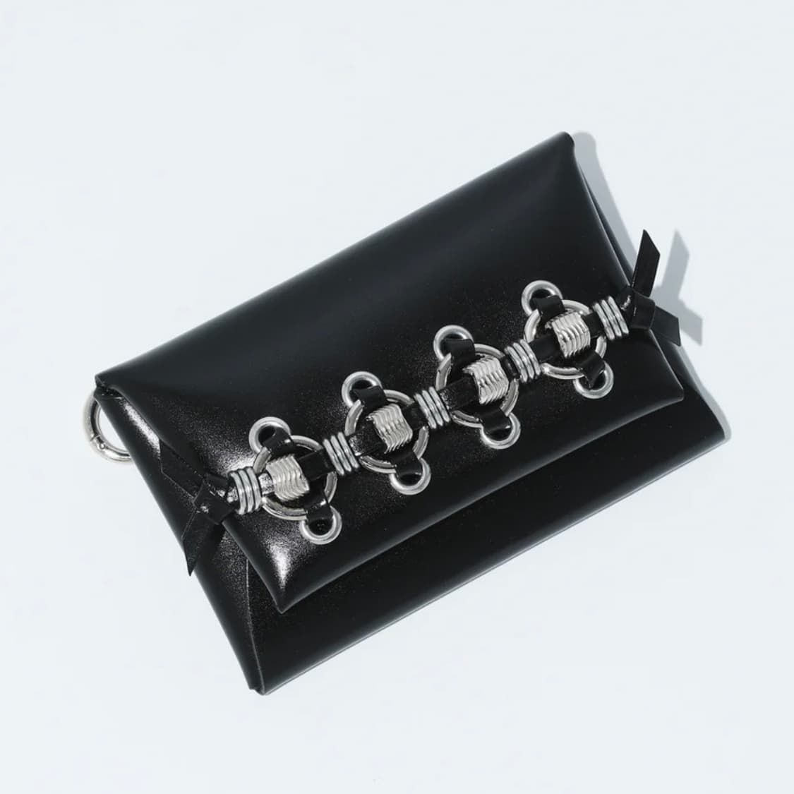 토가 TOGA 26ss 링 메탈 카드지갑/블랙 상품이미지1