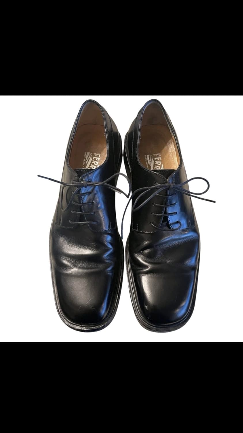 Salvatore Ferragamo 블랙 레이스업 더비 슈즈(실측265) 상품이미지1