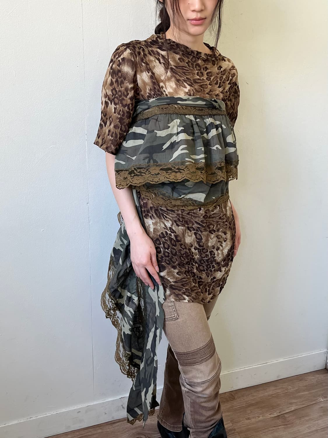 밀리터리 레이스 머플러  상품이미지8