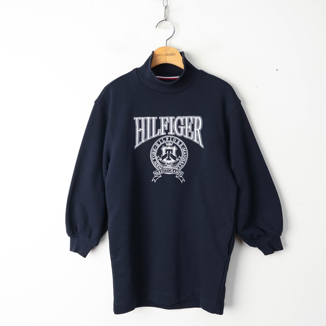 128/타미 여아 반폴라 롱 맨투맨 상품이미지1