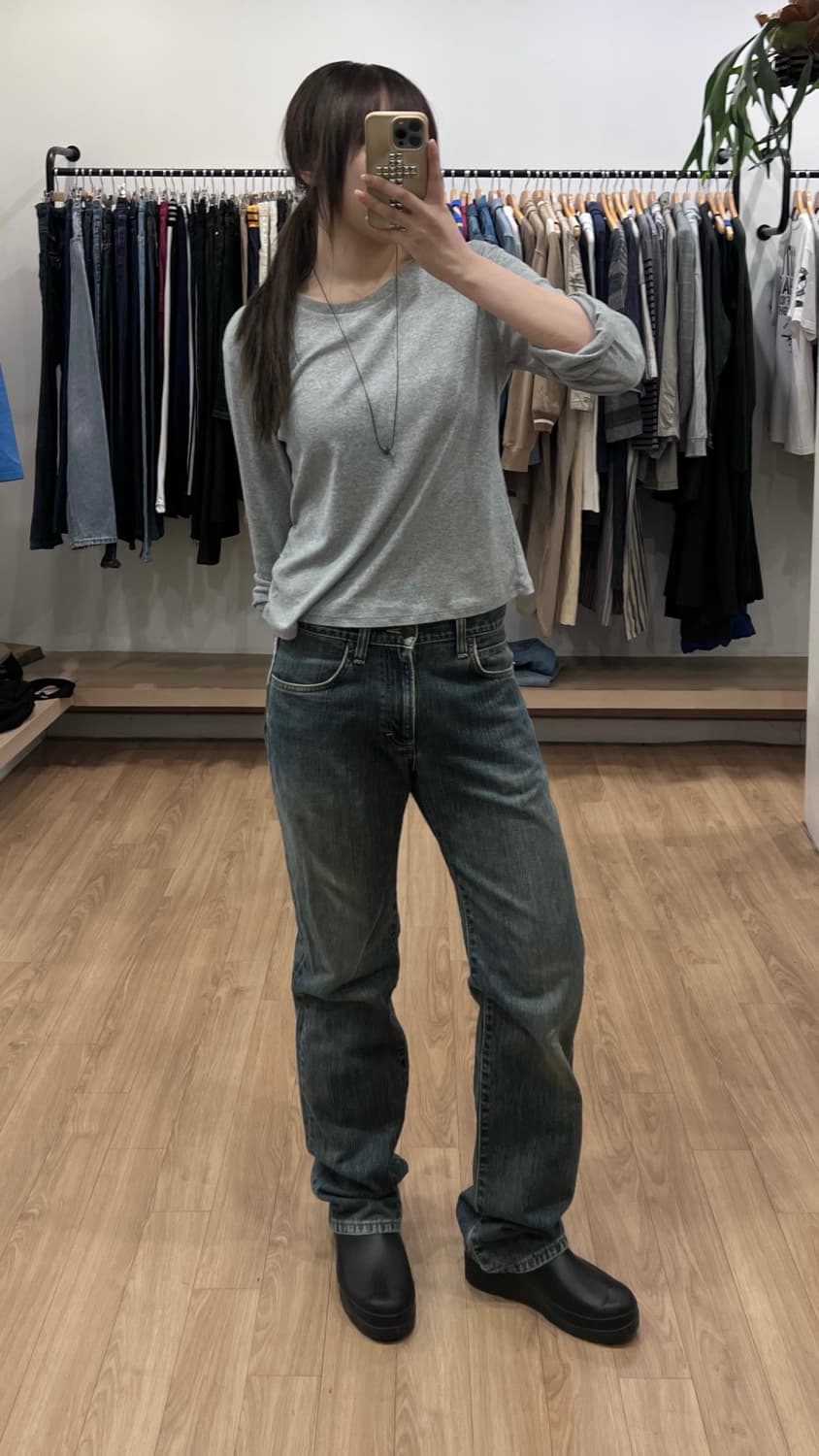 Wrangler 랭글러 워싱 데님팬츠 (31인치) 상품이미지1