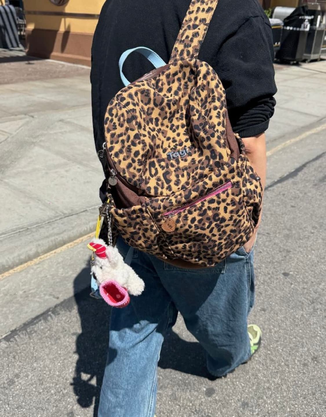 [새상품]Tagi 레오파드 백팩 상품이미지5