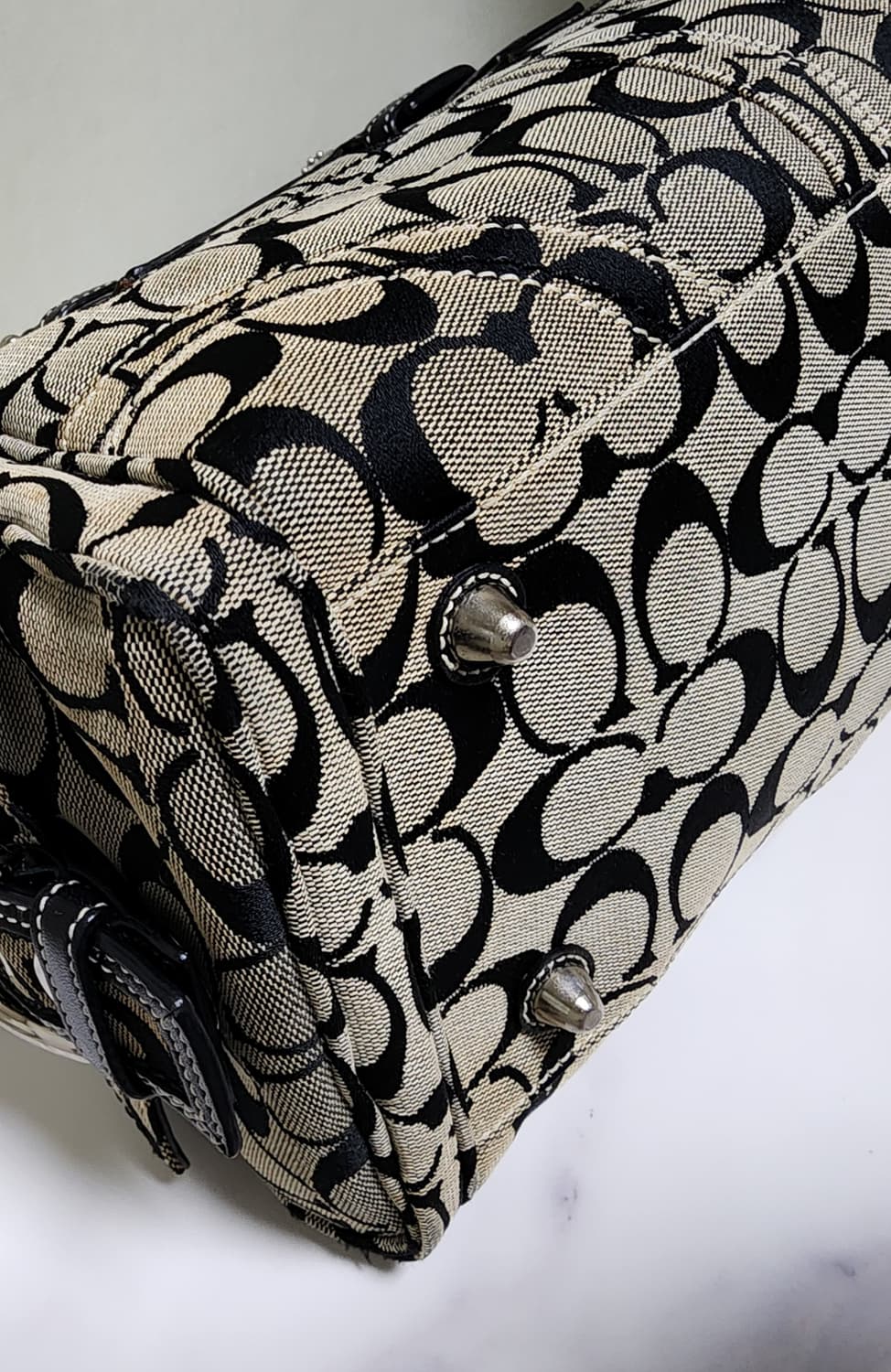 상태굿)코치 햄튼 사첼 숄더백 상품이미지8