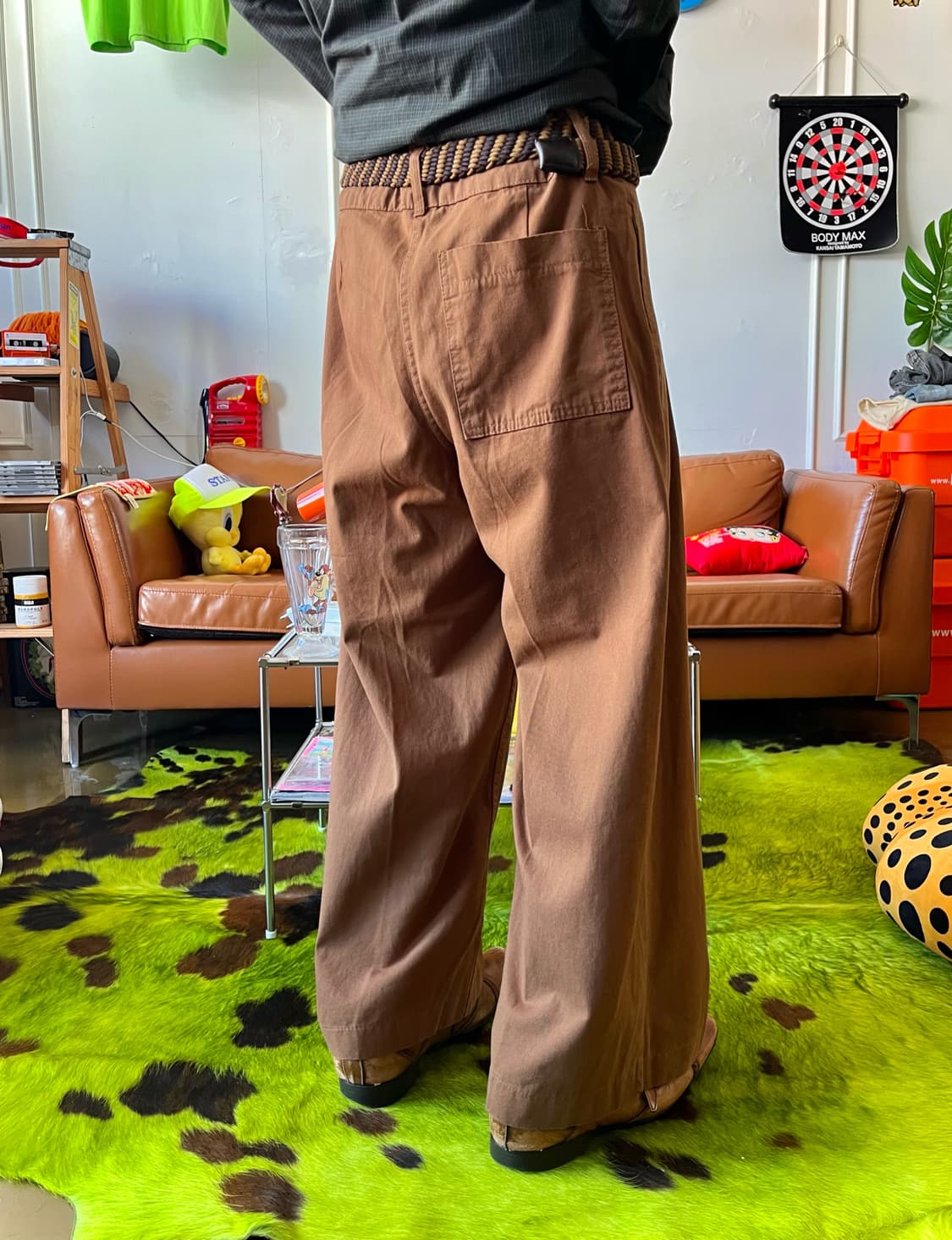 Vintage One-Tuck Balloon Cotton Trouser 상품이미지2