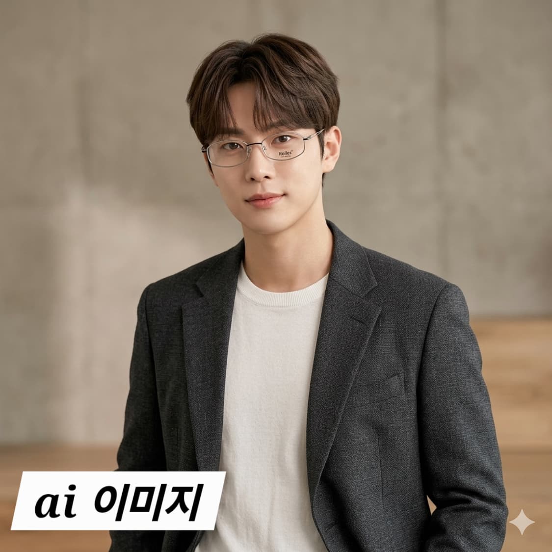 데드스탁 실버 메탈 긱시크  안티알러지 안경테 695 상품이미지8