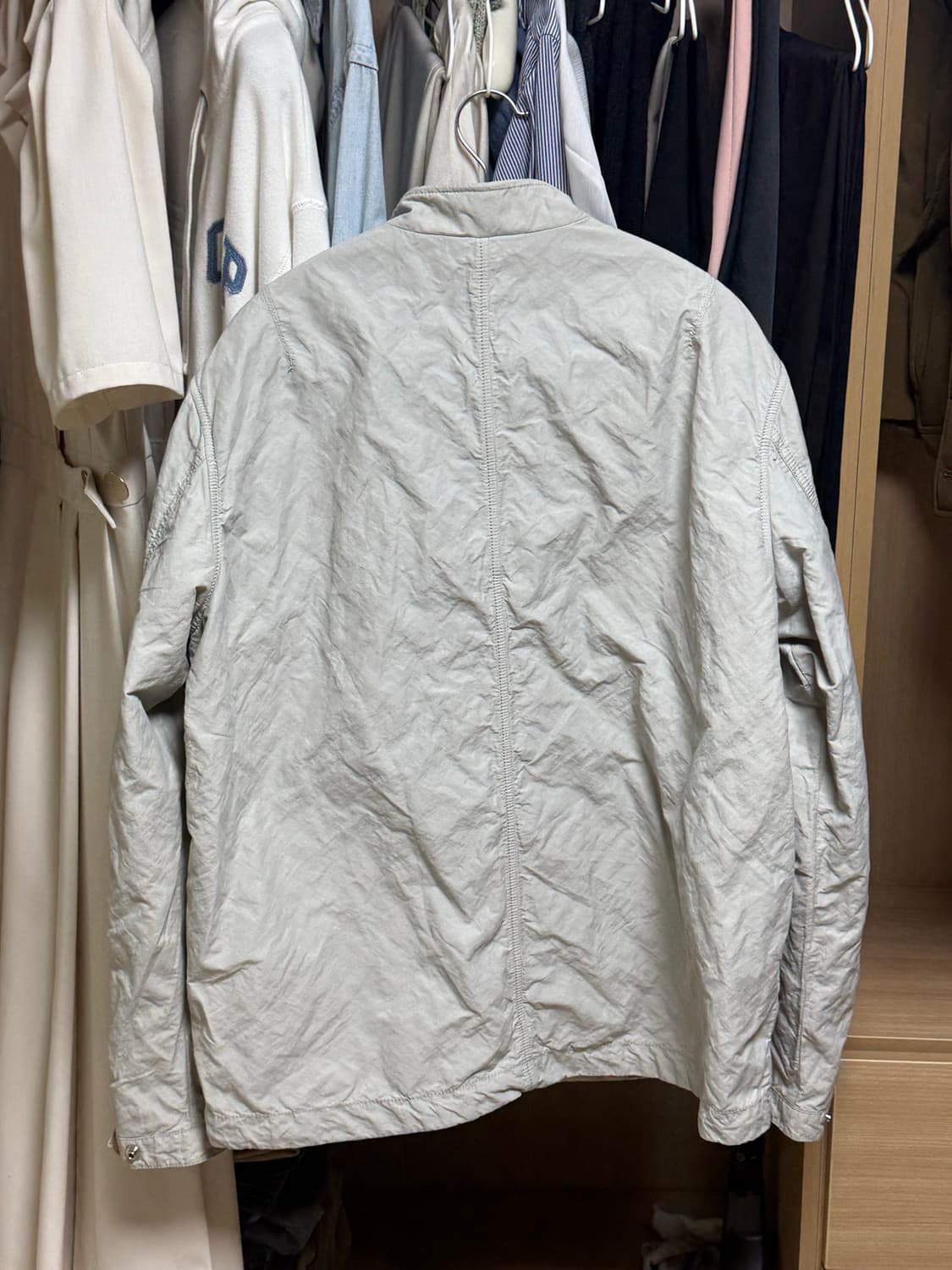 SERIES 시리즈 워싱 블루종 바람막이 자켓 상품이미지3