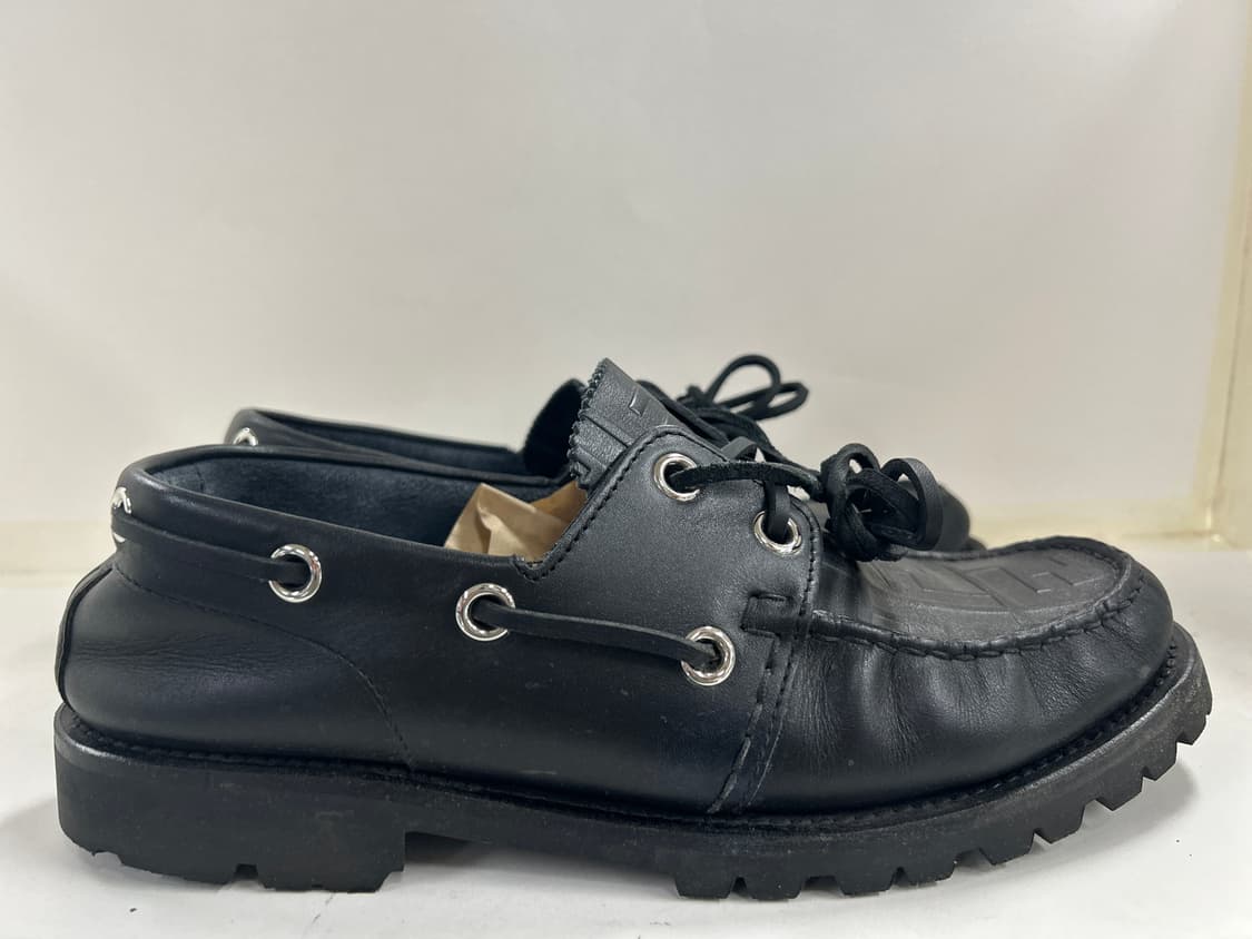 FENDI 펜디 블랙 레더 보트화 7 상품이미지3