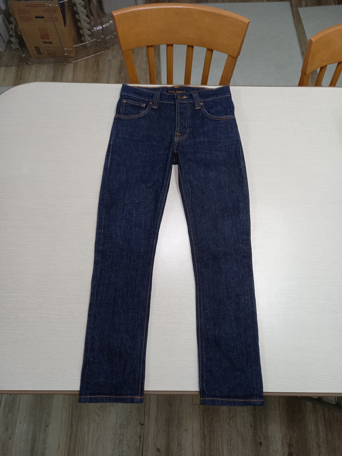 26 NudieJeans Italy 스판 슬림일자진 진청 26-594 상품이미지1