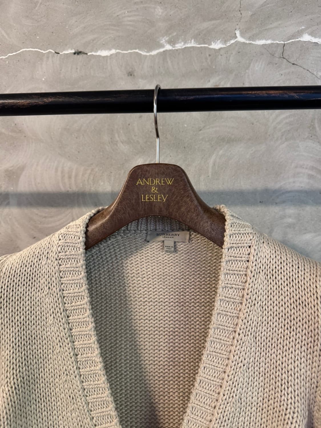 버버리 롱가디건 66~77 상품이미지3