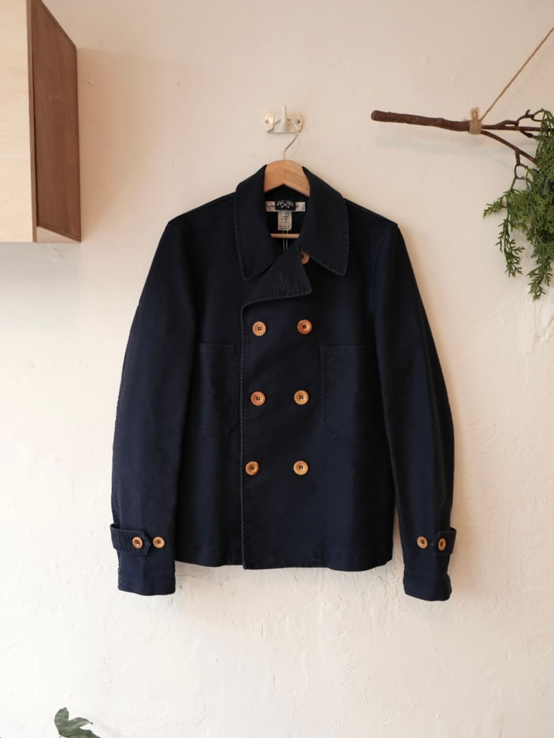 꼼데가르송 셔츠 x 블루 드 빠남 코튼 피 코트 상품이미지3