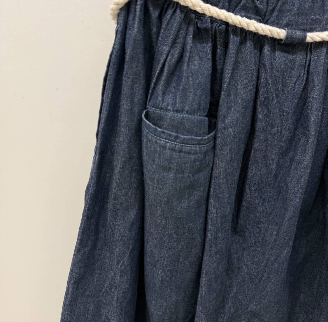 지에다 로프 버뮤다 데님 팬츠 상품이미지6