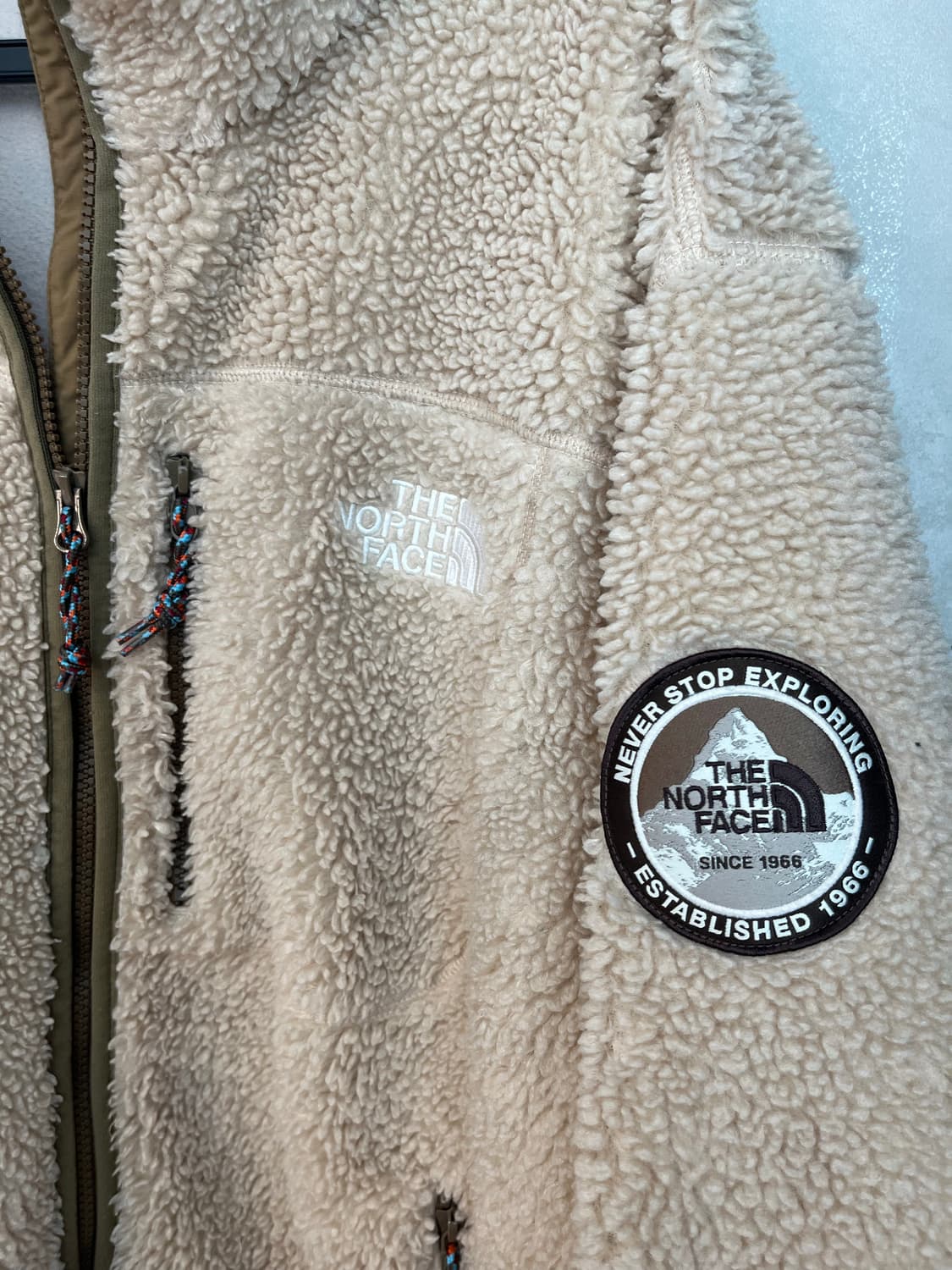 노스페이스 뽀글이 플리스 후리스 자켓 베이지 (105) 상품이미지6
