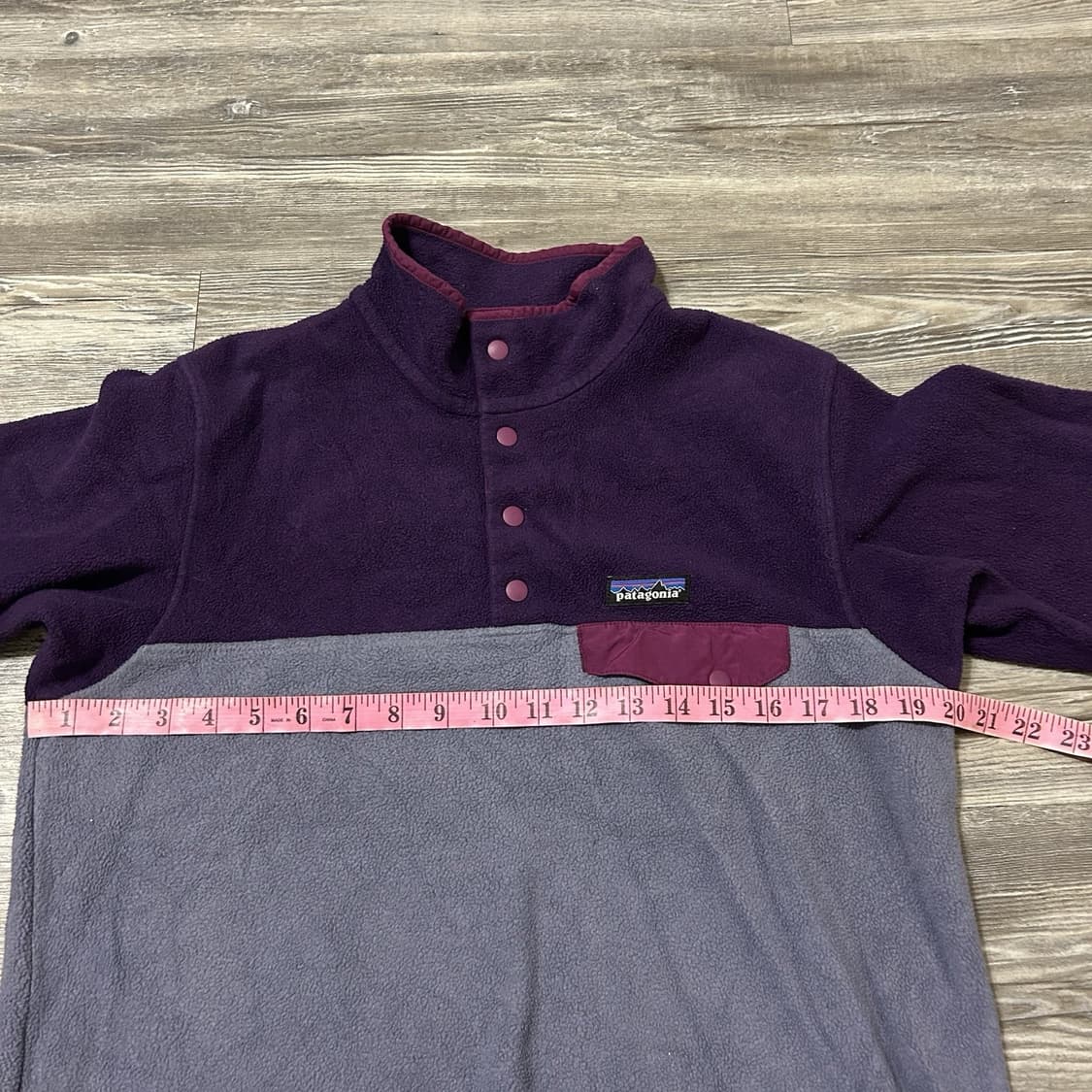 16FW 파타고니아 신칠라 스냅T 퍼플/그레이 상품이미지2