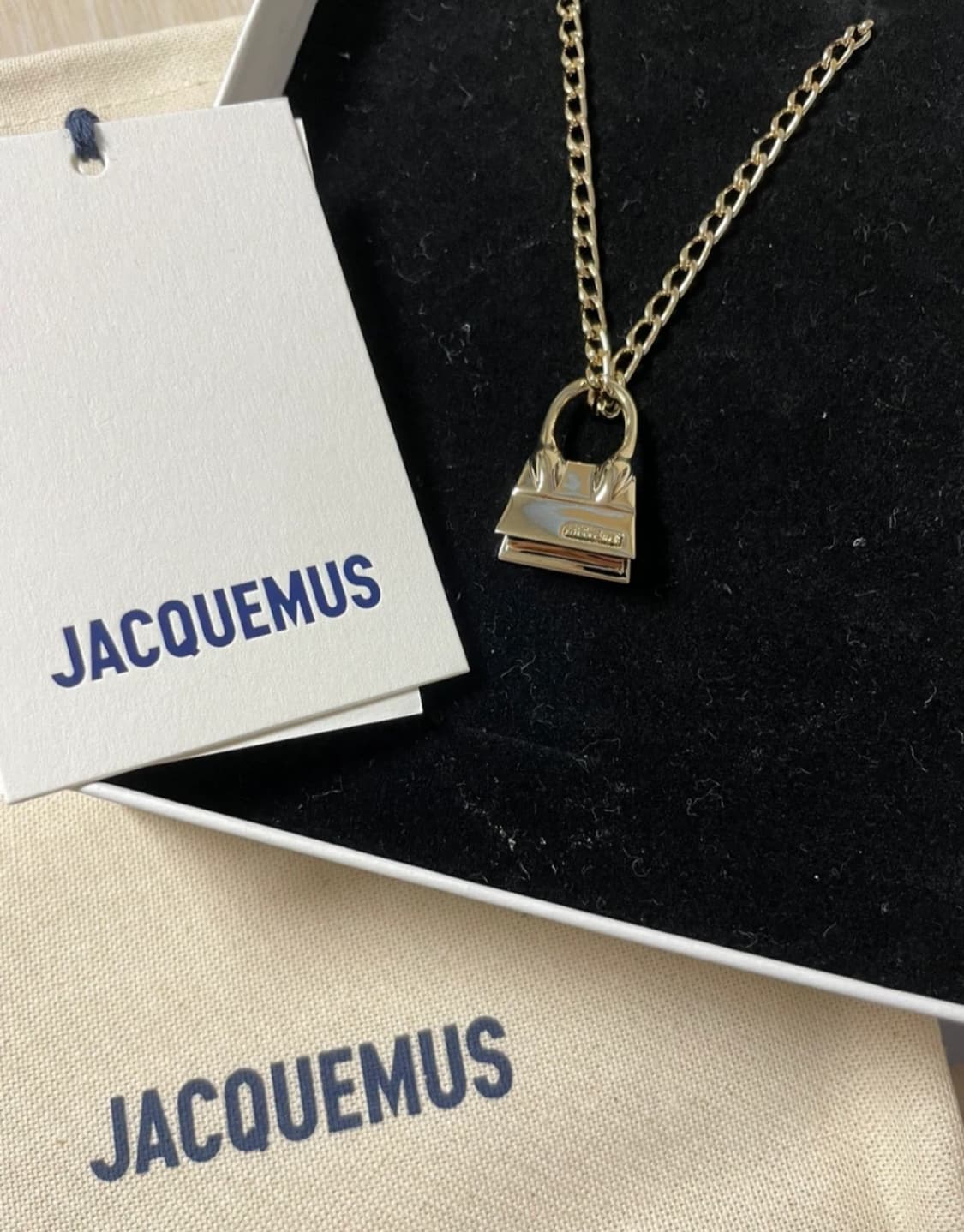 (정품)자크뮈스 르 꼴리에 치키토 목걸이 (새상품) 라이트 골드 상품이미지1