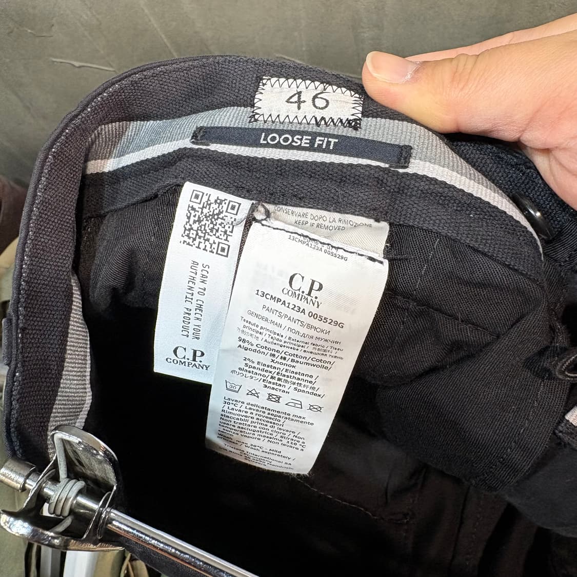[46] C.P.company 씨피 컴퍼니 루즈핏 치노 카고 팬츠 상품이미지8