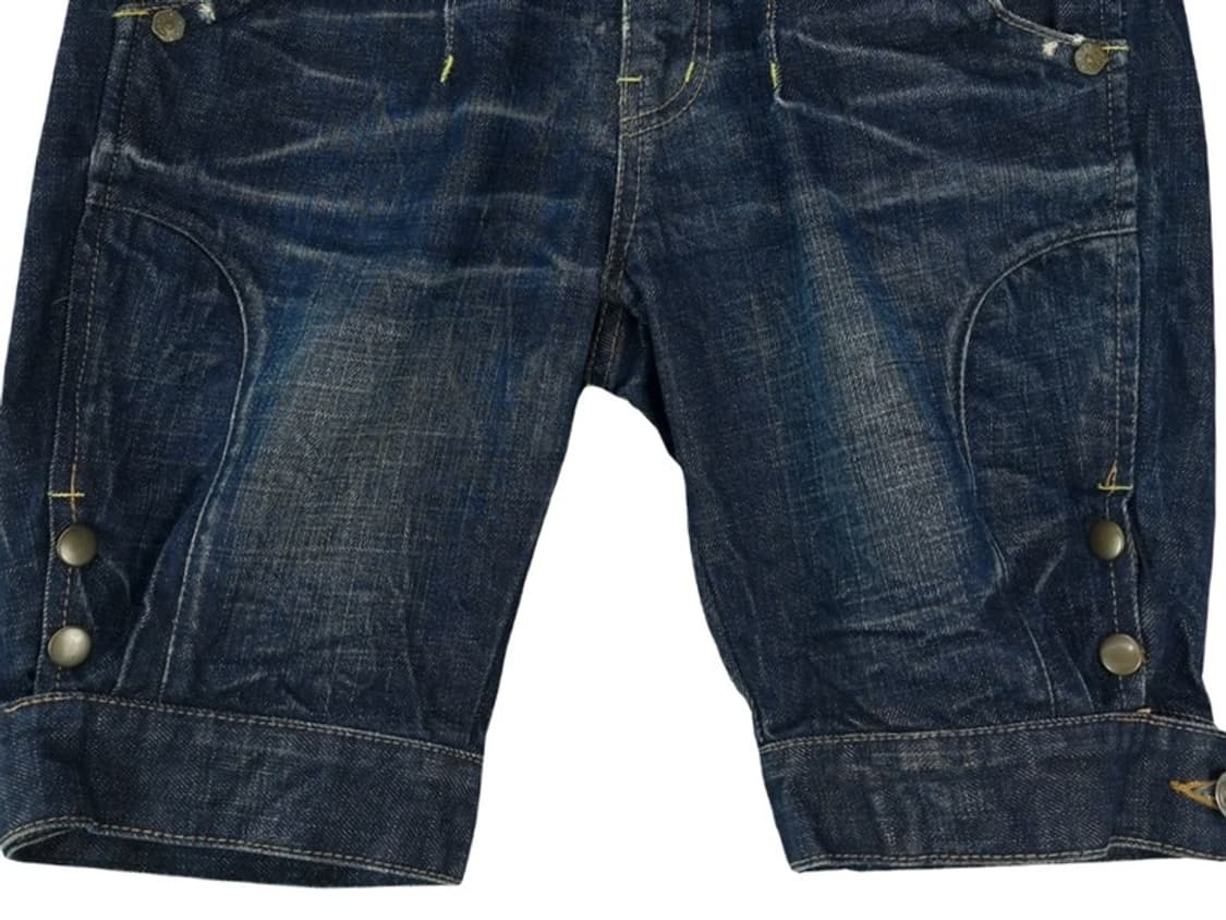 [일본빈티지] 스터드 디테일 데님 하프 팬츠 청반바지 M20164 상품이미지5