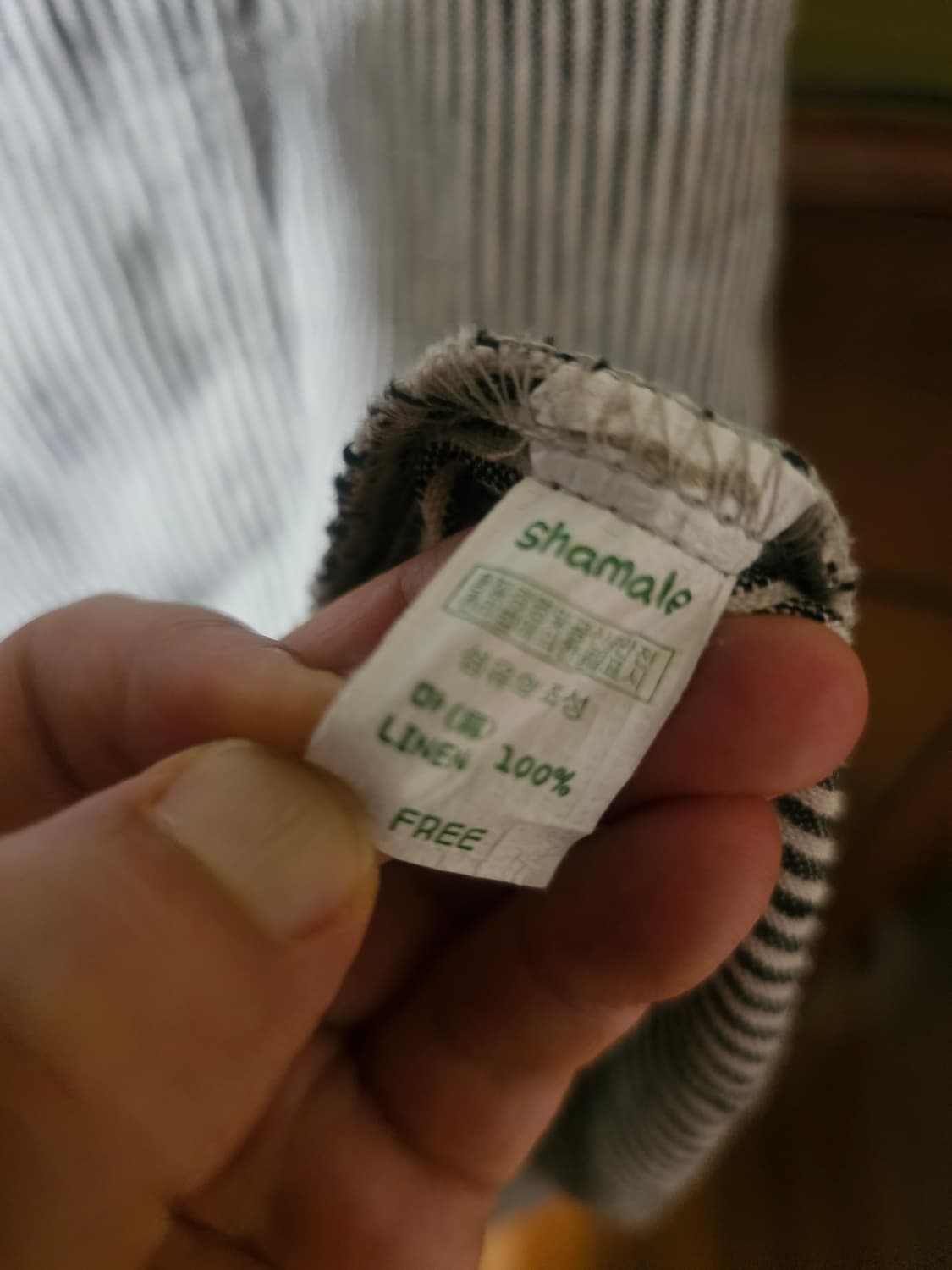 샤밀 린넨100% 오버롤 원피스 상품이미지6