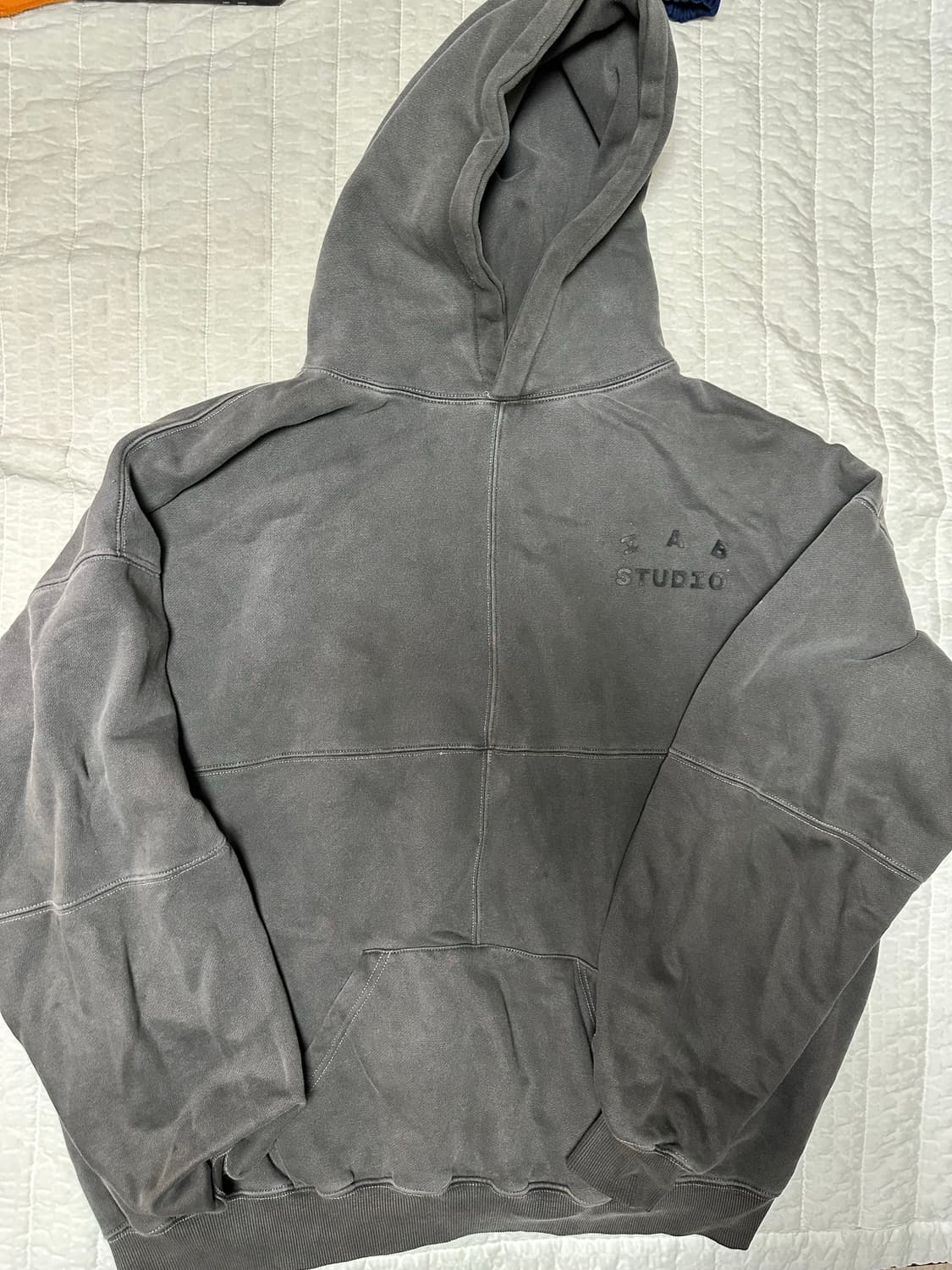 급처!!!! 아이앱 스튜디오 피그먼트 후드 블랙 XL 상품이미지1